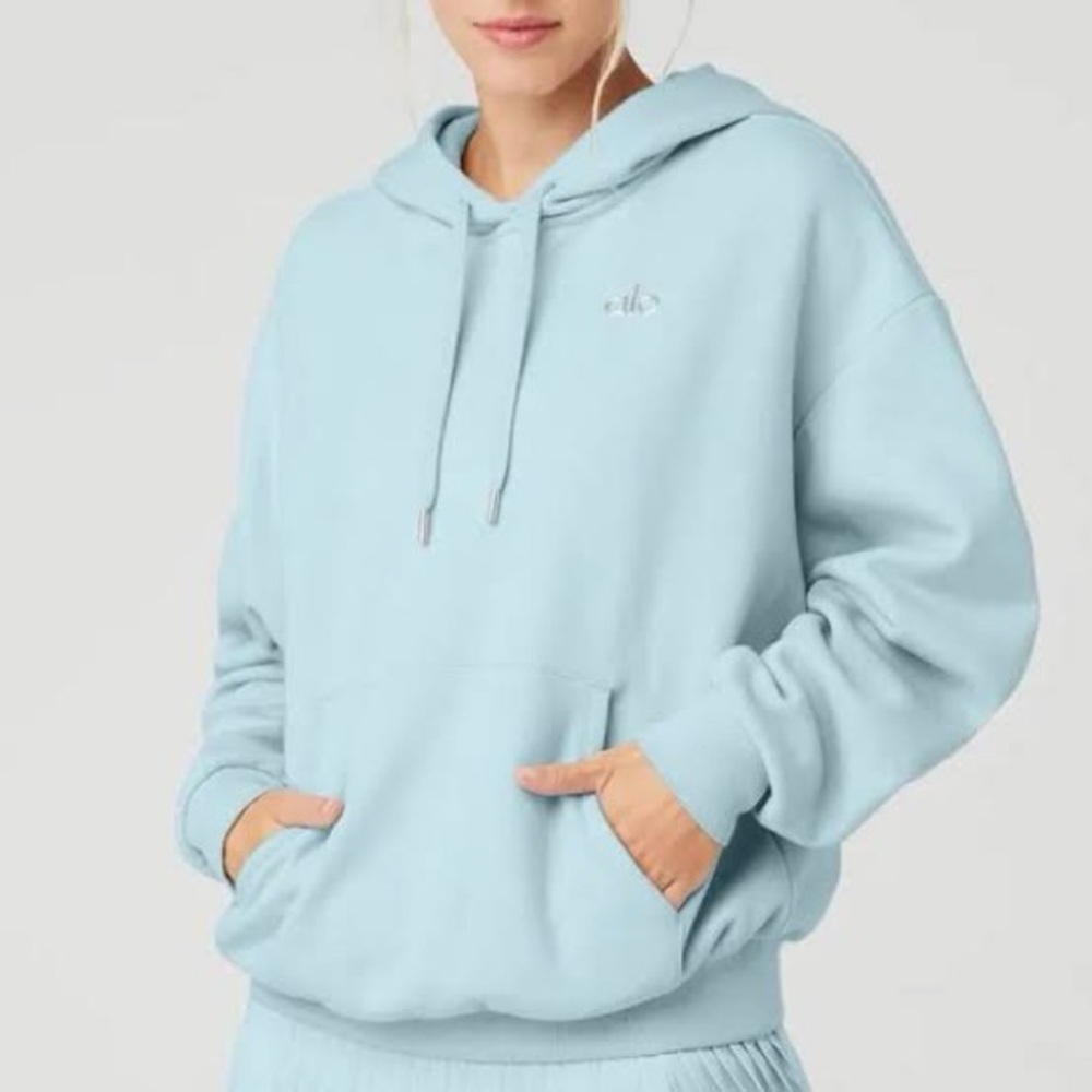 ALO Yoga Light Blue Hoodie
